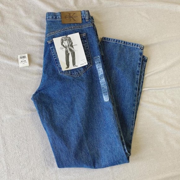 Calvin Klein Jeans Other - Vintage 90's NWT Easy Fit Double Stone Wash Jeans